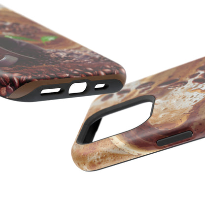Impact-Resistant Phone Case – Love at First Sip – Compatible with iPhone 11–17 & Samsung Galaxy S22–S26 Series