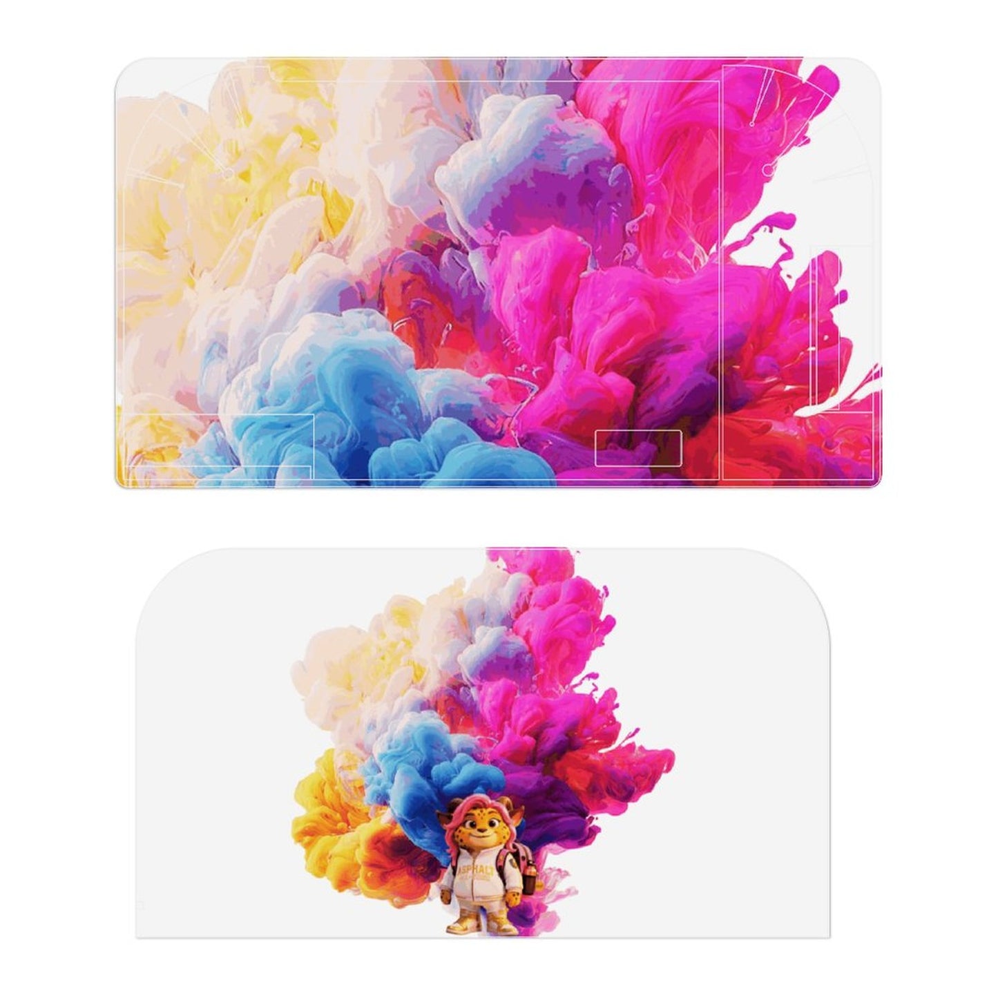 Console Skin Kit – Monster Splash