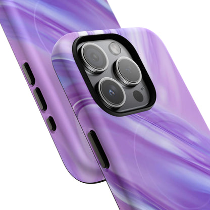 Protective Magnetic Phone Case – Lavender Wave