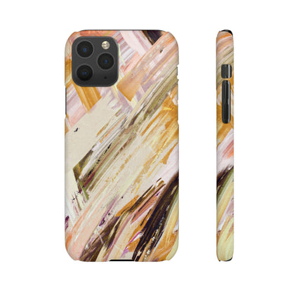 Snap Phone Case – Brush & Bronze
