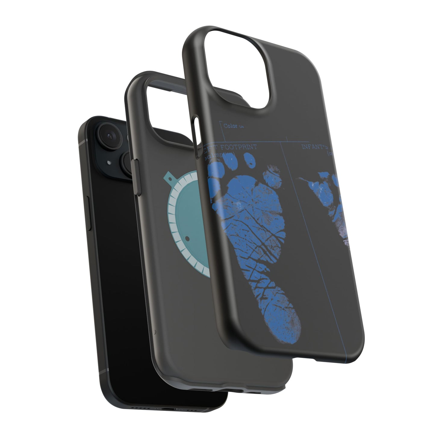 Wireless-Charging Compatible Case – Mom’s Little Blue Footprints