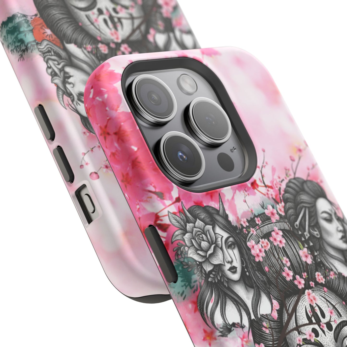 Wireless-Charging Compatible Case – Blossom & Thorn
