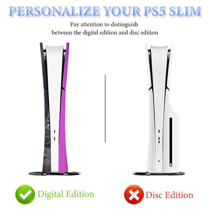 Console Skin Kit – Game Over – Compatible with PlayStation 5 Slim Digital Edition