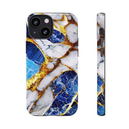 Protective Phone Case – Sapphire Veins
