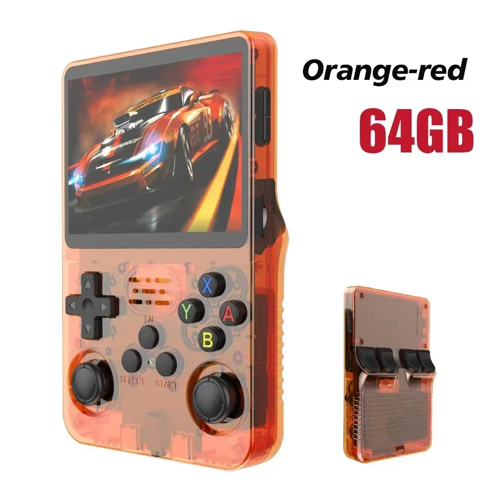 R36S Retro Gaming System: 256GB, 3.5" IPS, Portable