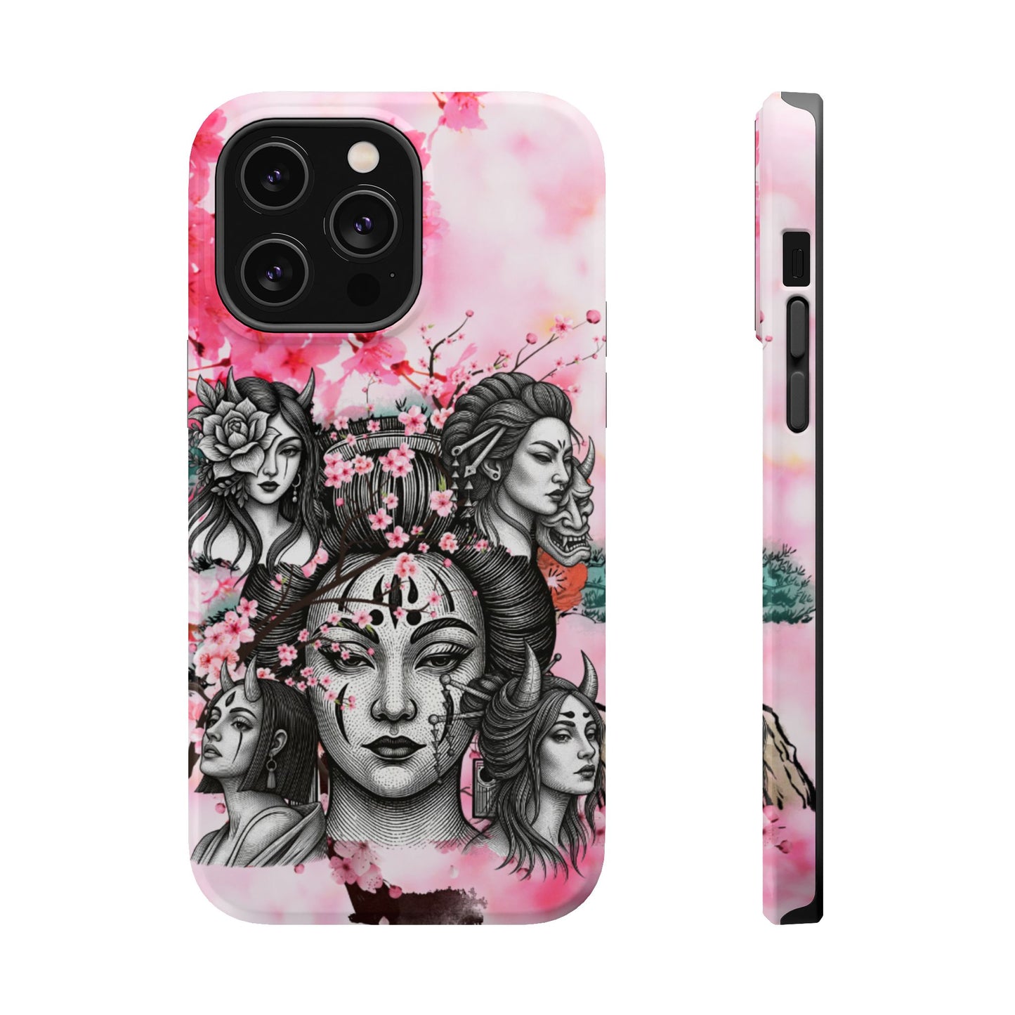 Wireless-Charging Compatible Case – Blossom & Thorn
