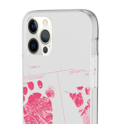 Flexi Case – Mom’s Little Pink Footprints