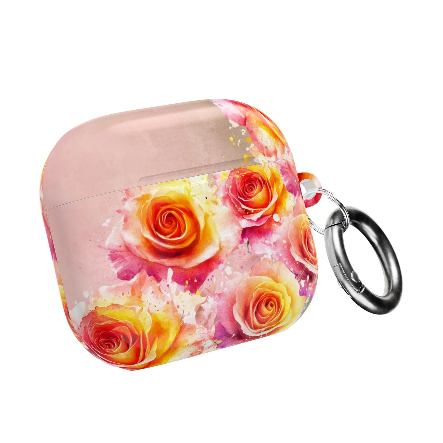 Earbud Case Cover – Sunset Roses
