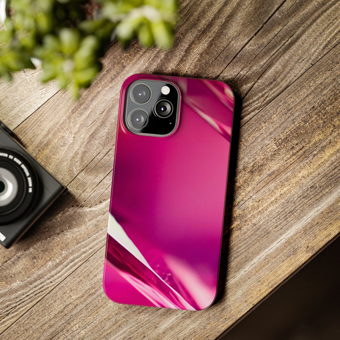 Slim Phone Case – Magenta Motion