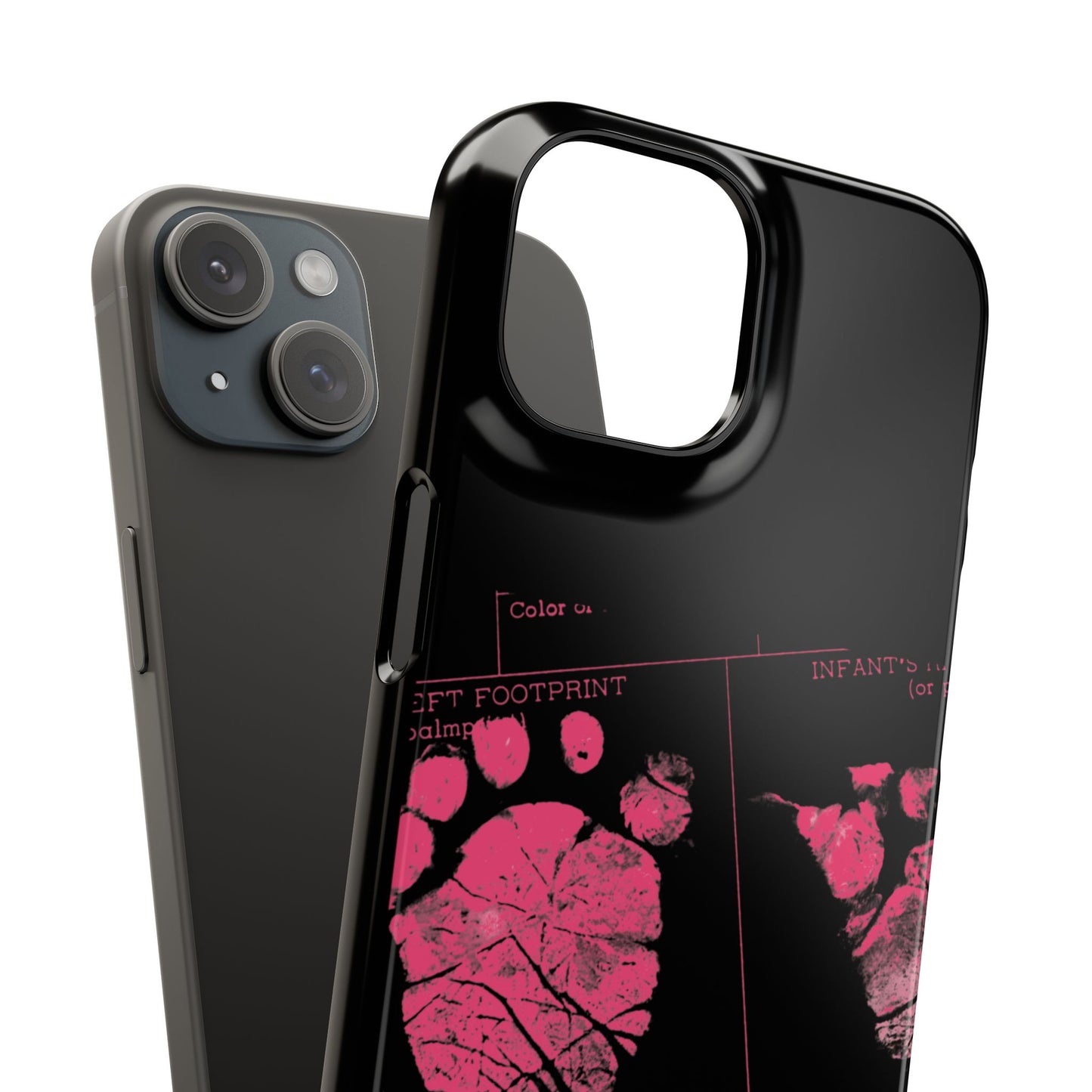 Snap Phone Case – Mom’s Little Pink Footprints