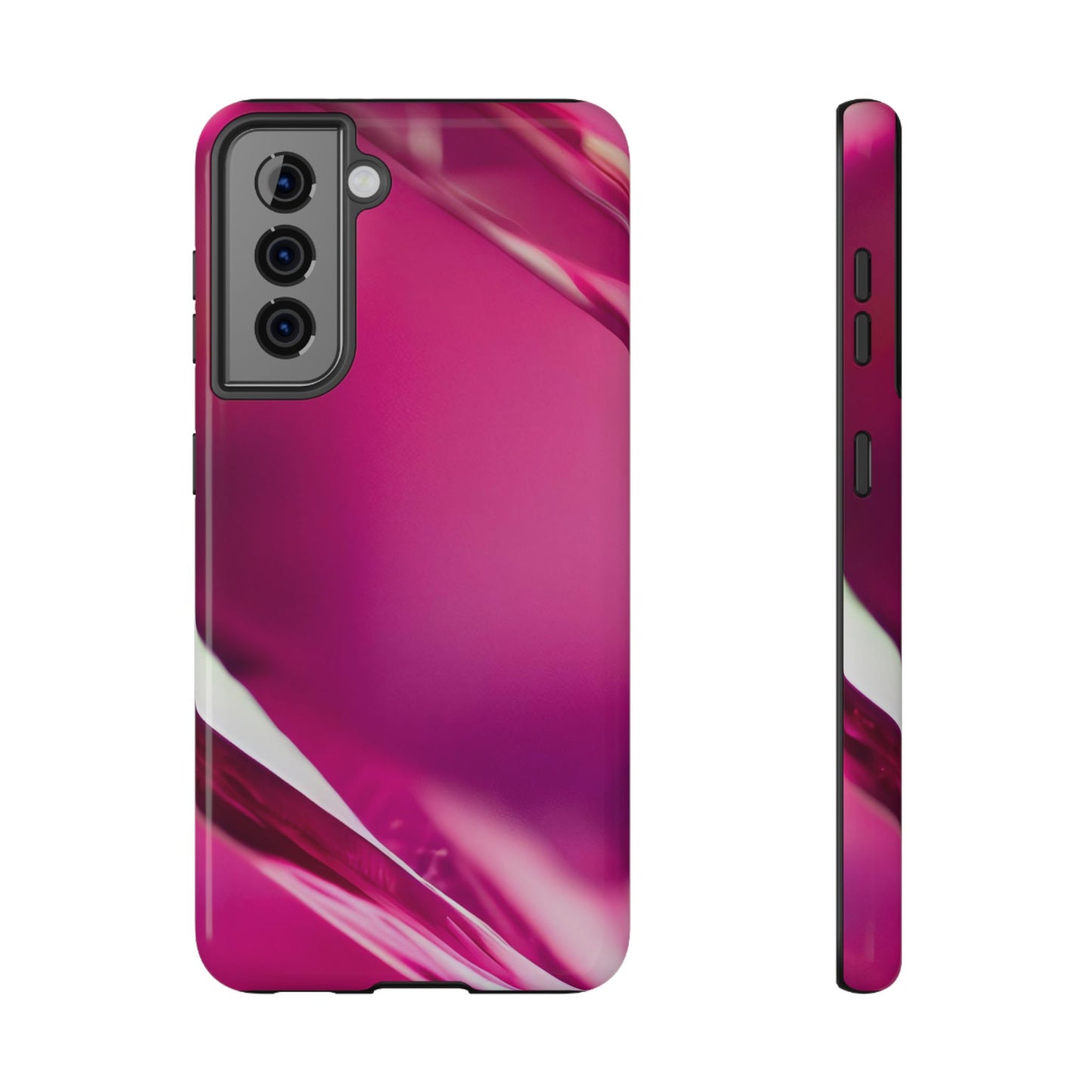 Impact-Resistant Phone Case – Magenta Motion
