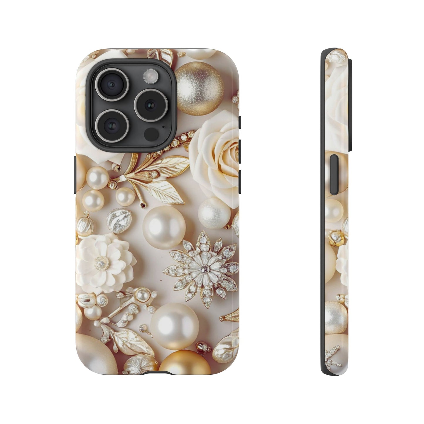 Protective Phone Case – Ivory Opulence