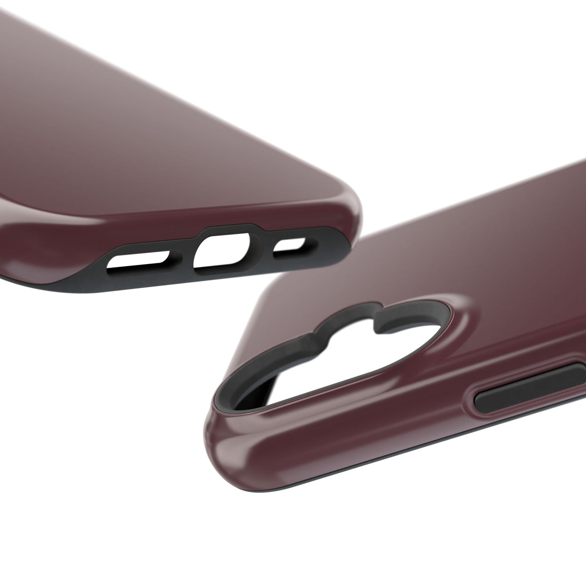 Wireless-Charging Compatible Case – Mulled Wine – Compatible with iPhone 13–17 & Samsung Galaxy S25–S26 Series