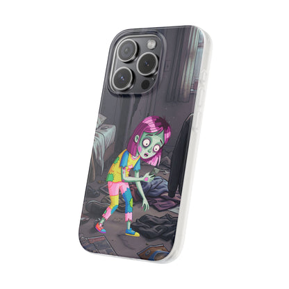 Zombie Girl Phone Case — Cute Creepy Cartoon Phone Cover
