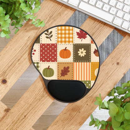 Ergonomic Mouse Pad – Harvest Stitch
