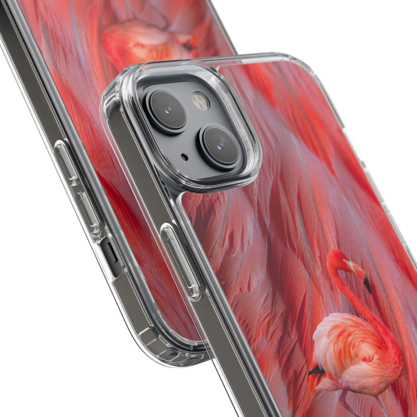 Clear Phone Case – Scarlet Plume