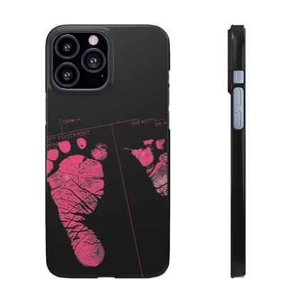 Snap Phone Case – Mom’s Little Pink Footprints