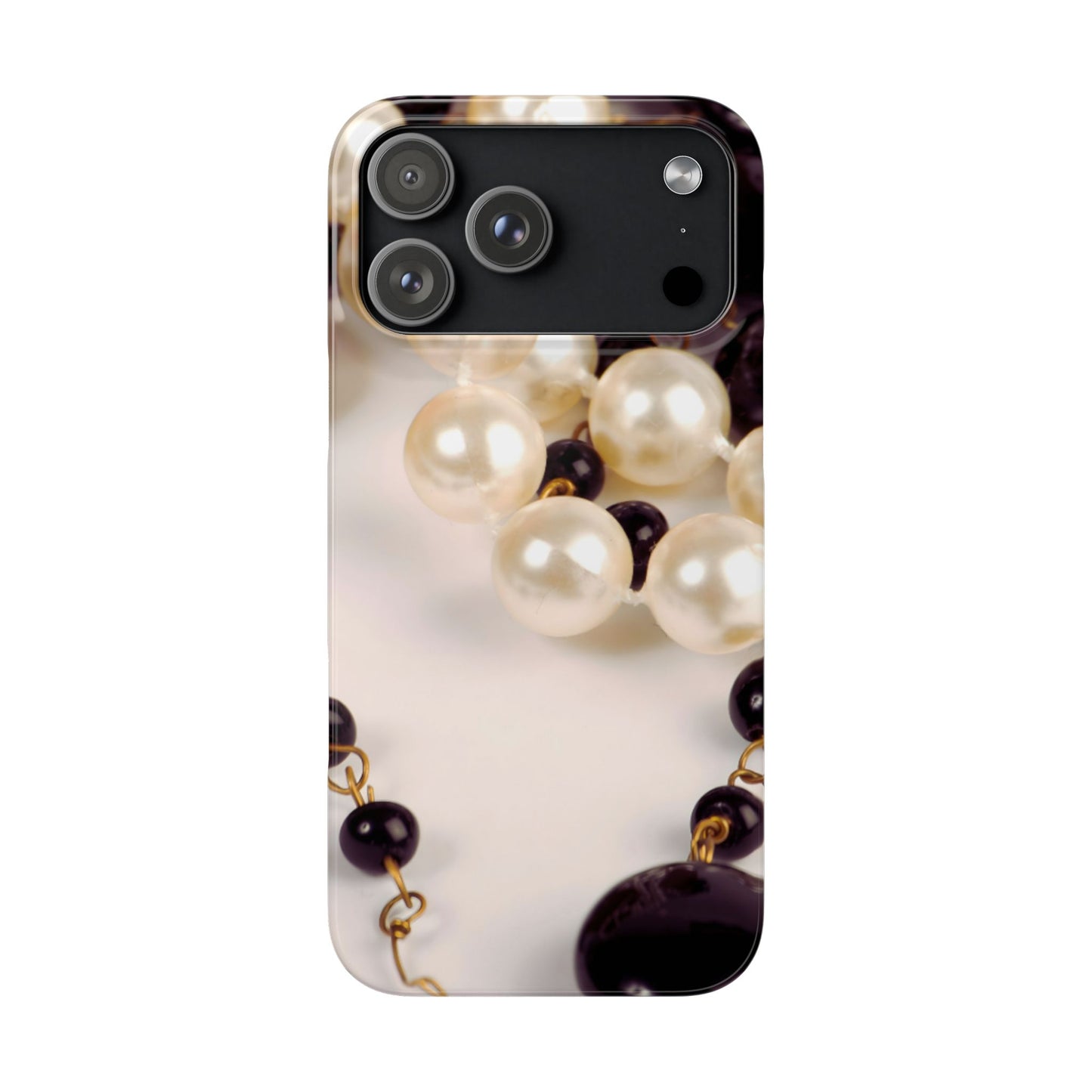 Snap Phone Case – Noir Pearl