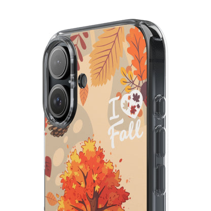 Clear Phone Case – Fall in Love
