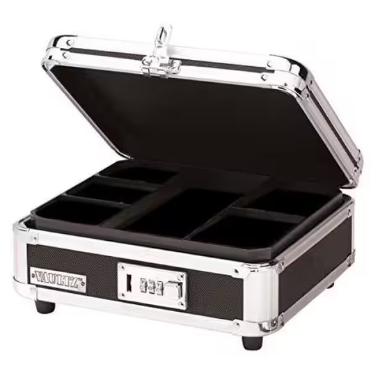 Locking Cash Box - Black, Combination Lock