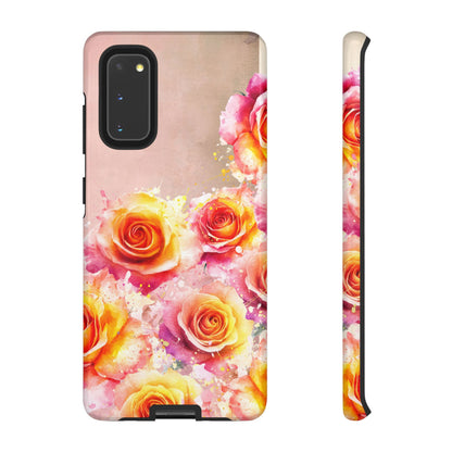Protective Phone Case – Sunset Roses