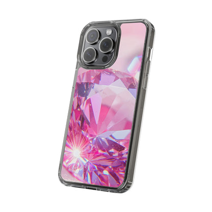 Clear Phone Case – Pink Ice