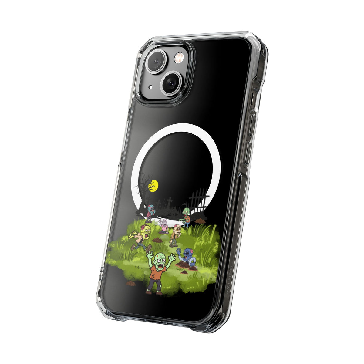 Clear Magnetic Phone Case – Graveyard Shift