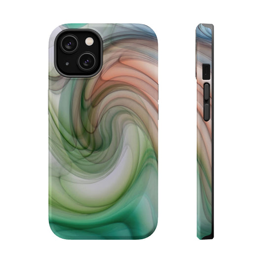 Wireless-Charging Compatible Case – Marble Flow