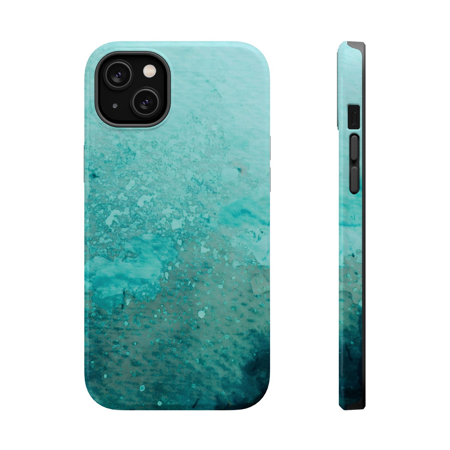 Wireless-Charging Compatible Case – Sea Glass