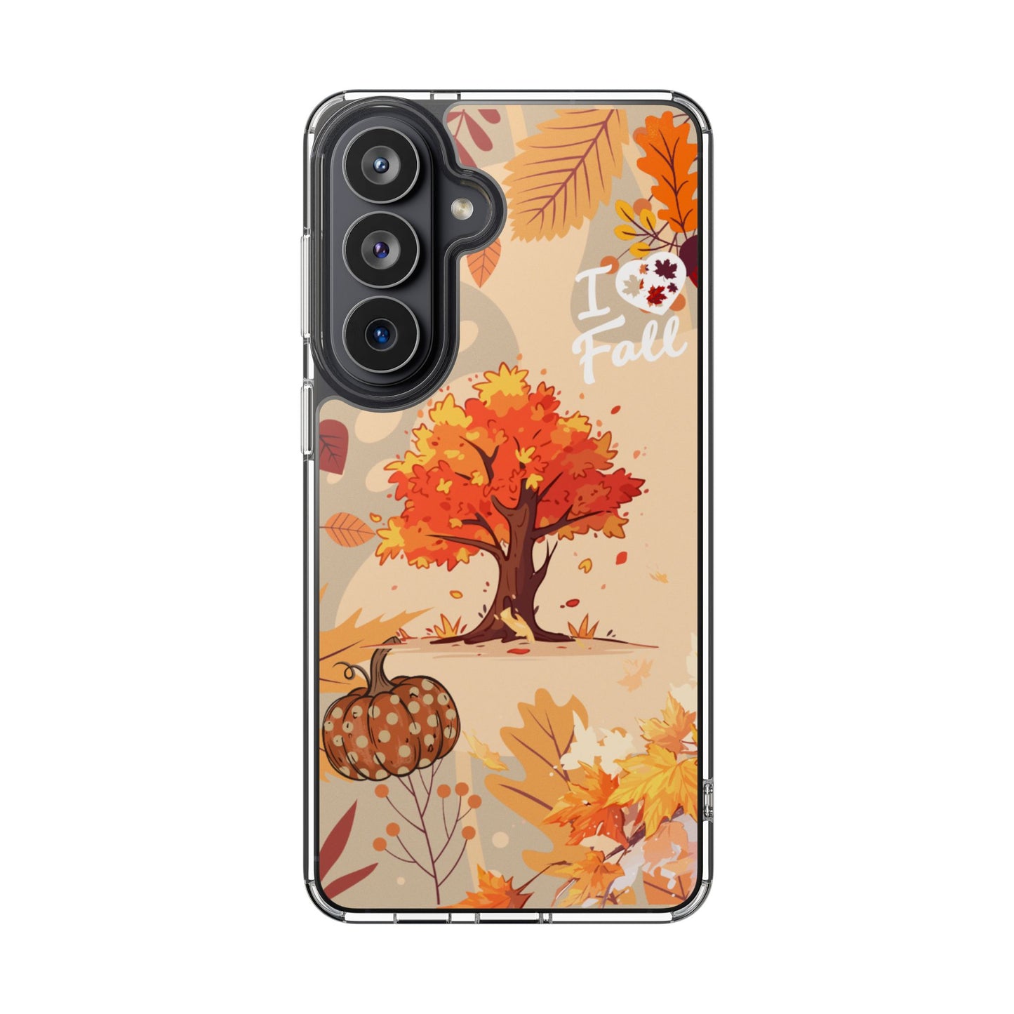 Clear Phone Case – Fall in Love