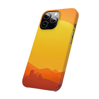 Slim Phone Case – Desert Sunrise