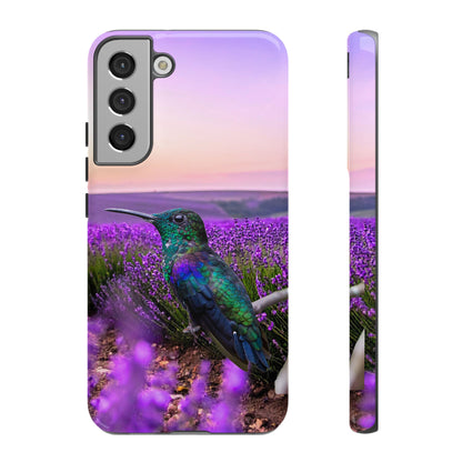 Protective Phone Case – Hummingbird Reverie