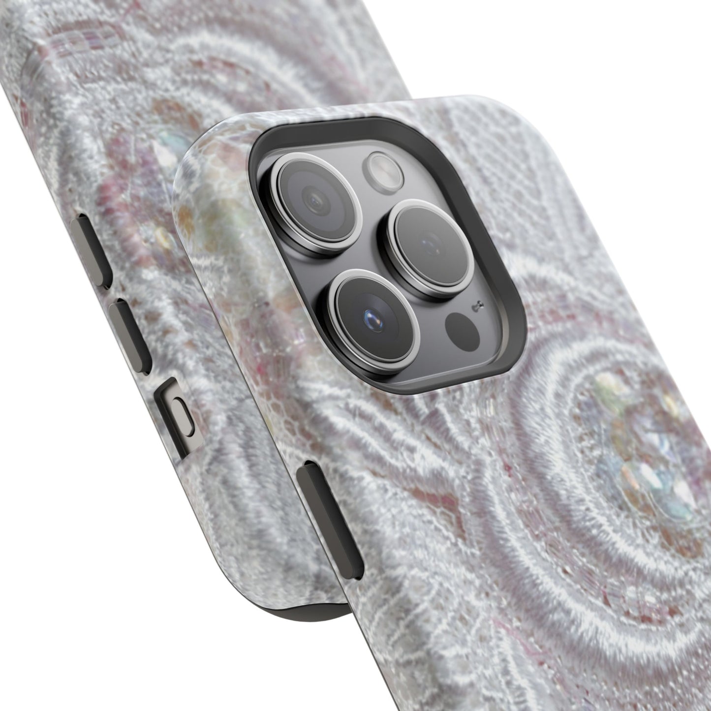 Impact-Resistant Phone Case – Lace Veil