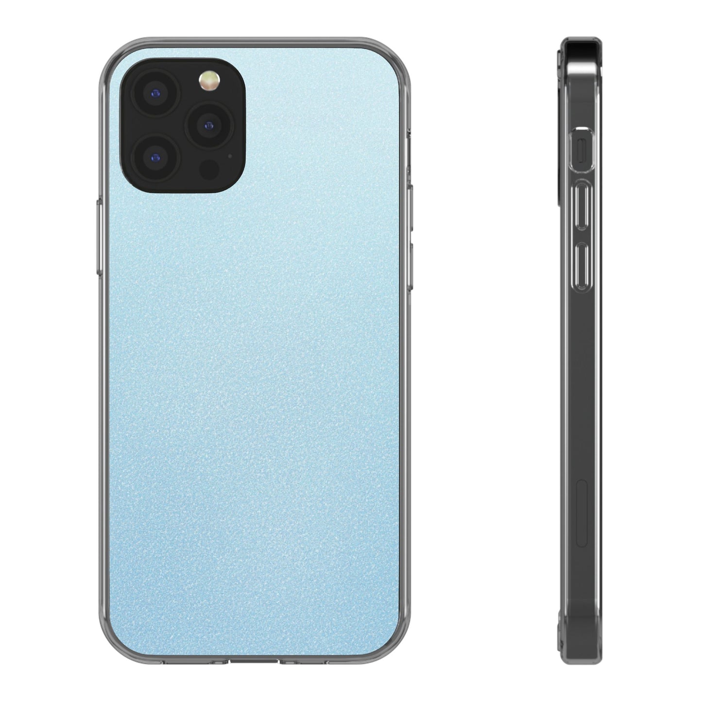 Clear Phone Case – Blue Whisper