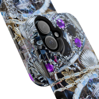 Impact-Resistant Phone Case – Chrome Jewel