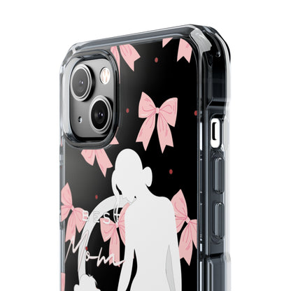 Clear Magnetic Phone Case – Best Mom: My Little Girl