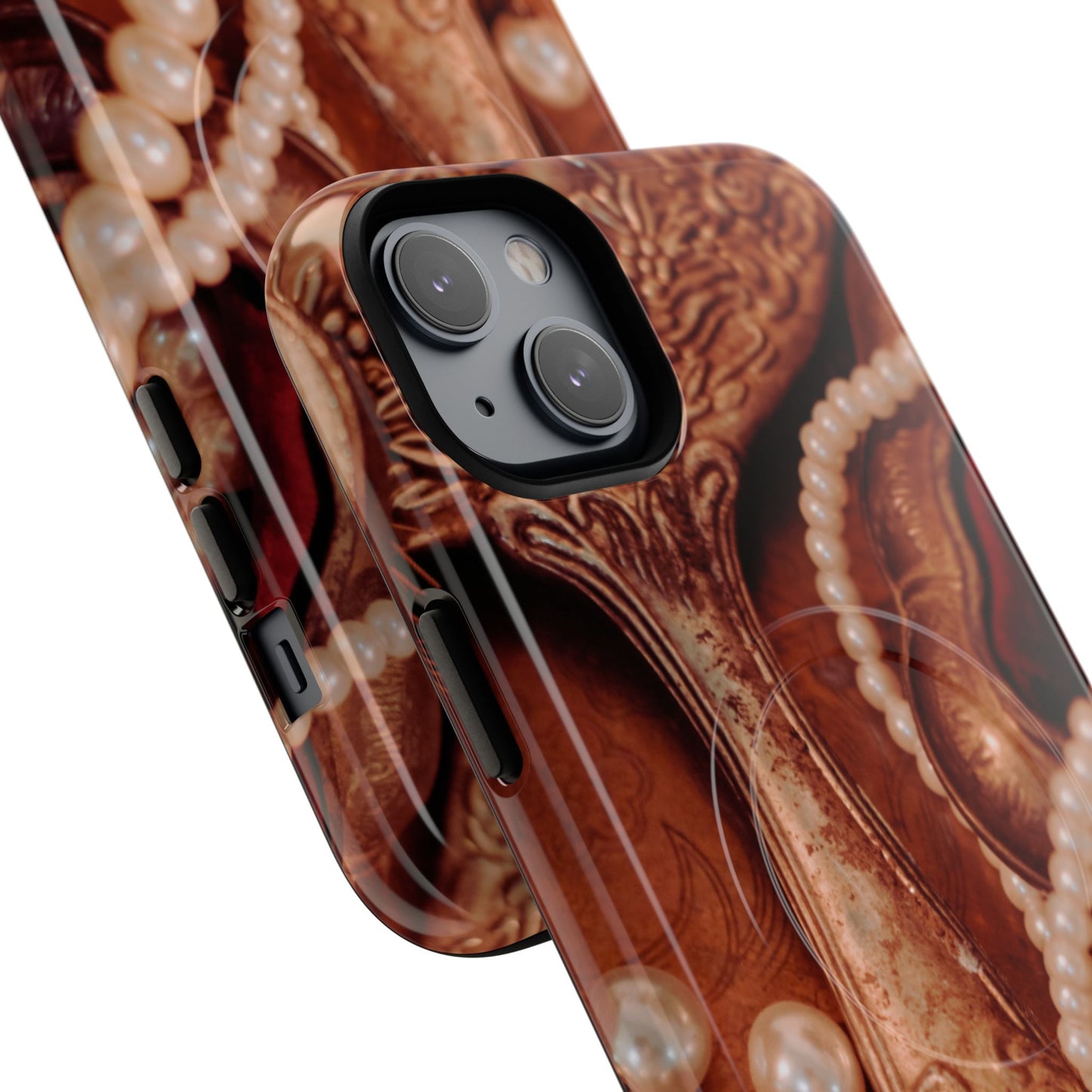 Protective Magnetic Phone Case – Bronze Vanity