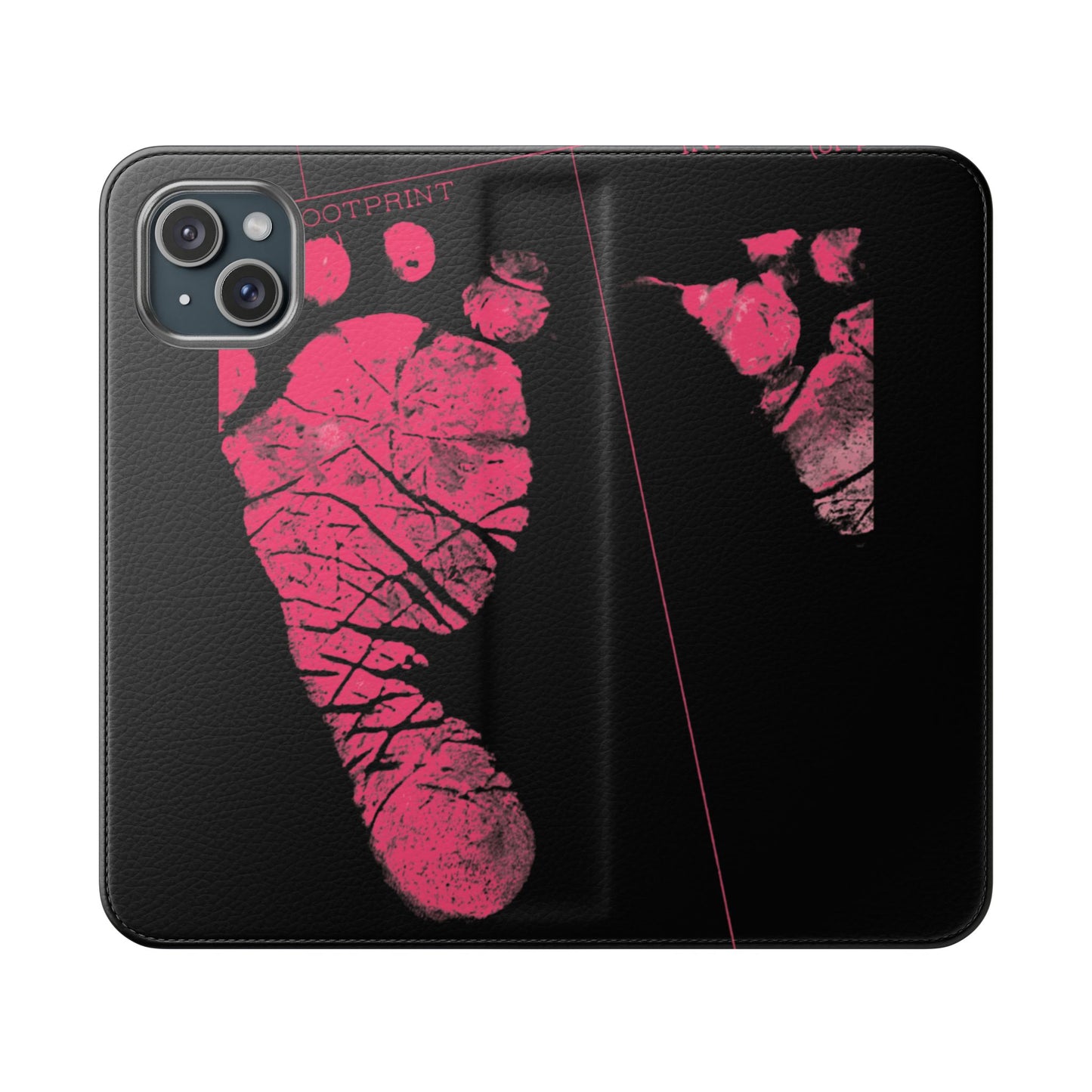 Flip Case – Mom’s Little Pink Footprints