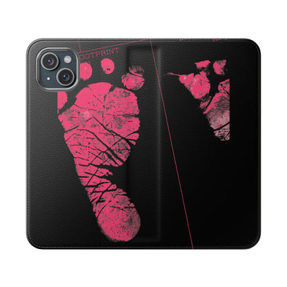 Flip Case – Mom’s Little Pink Footprints