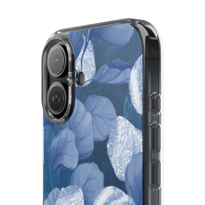 Clear Phone Case – October Blues – Compatible with iPhone 13–17 & Samsung Galaxy S25–S26 Series