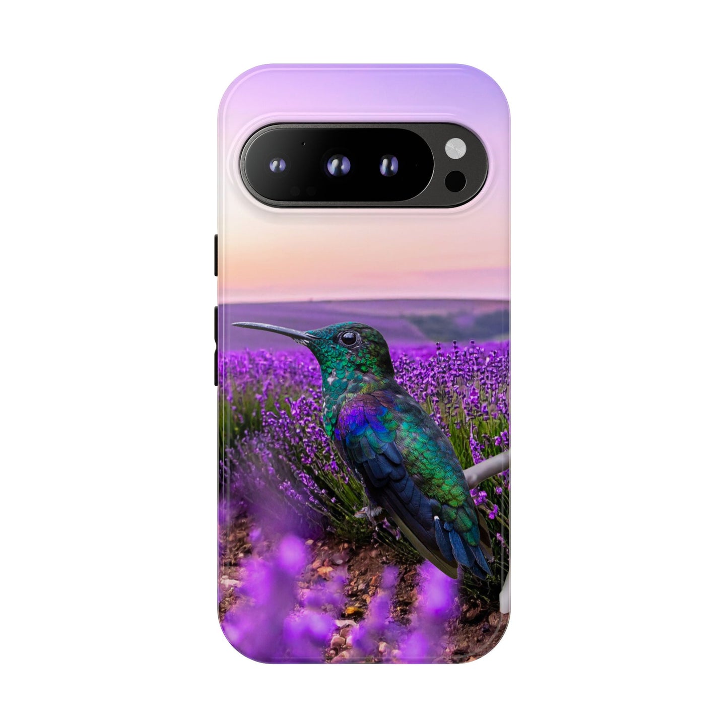 Protective Phone Case – Hummingbird Reverie
