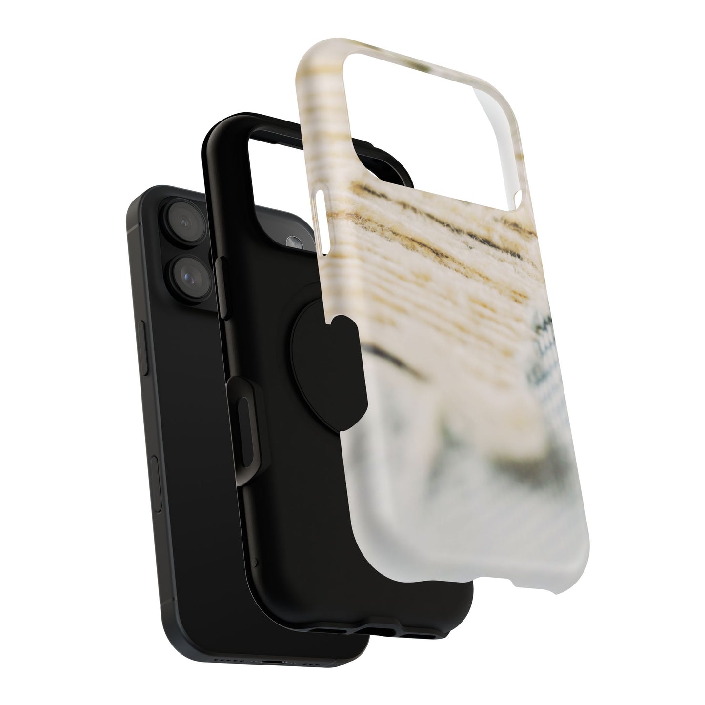 Impact-Resistant Phone Case – Woven Warmth
