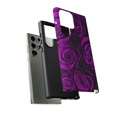 Protective Phone Case – Amethyst Roses