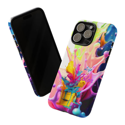 Color Splash Phone Case — “Life in Color” Protective Tough Case
