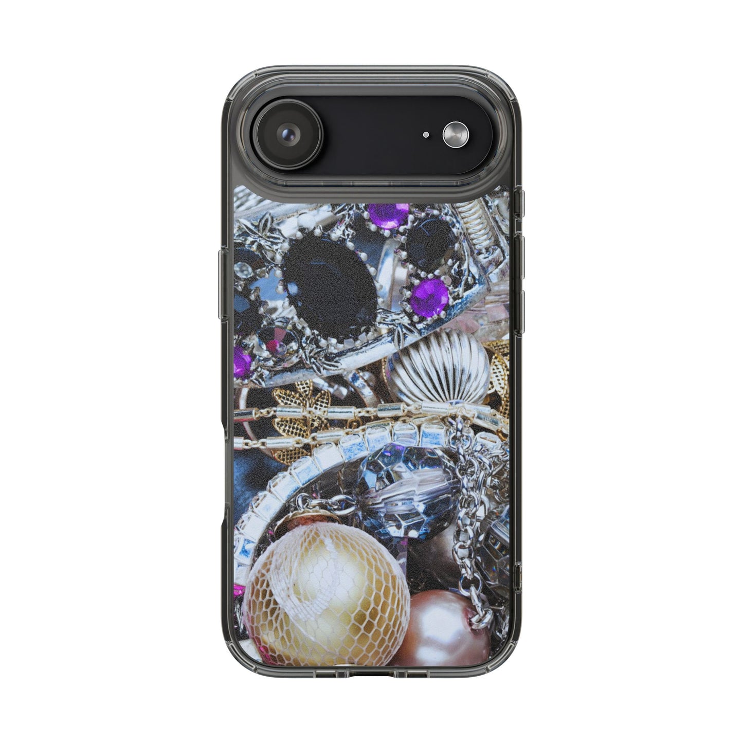 Clear Phone Case – Chrome Jewel