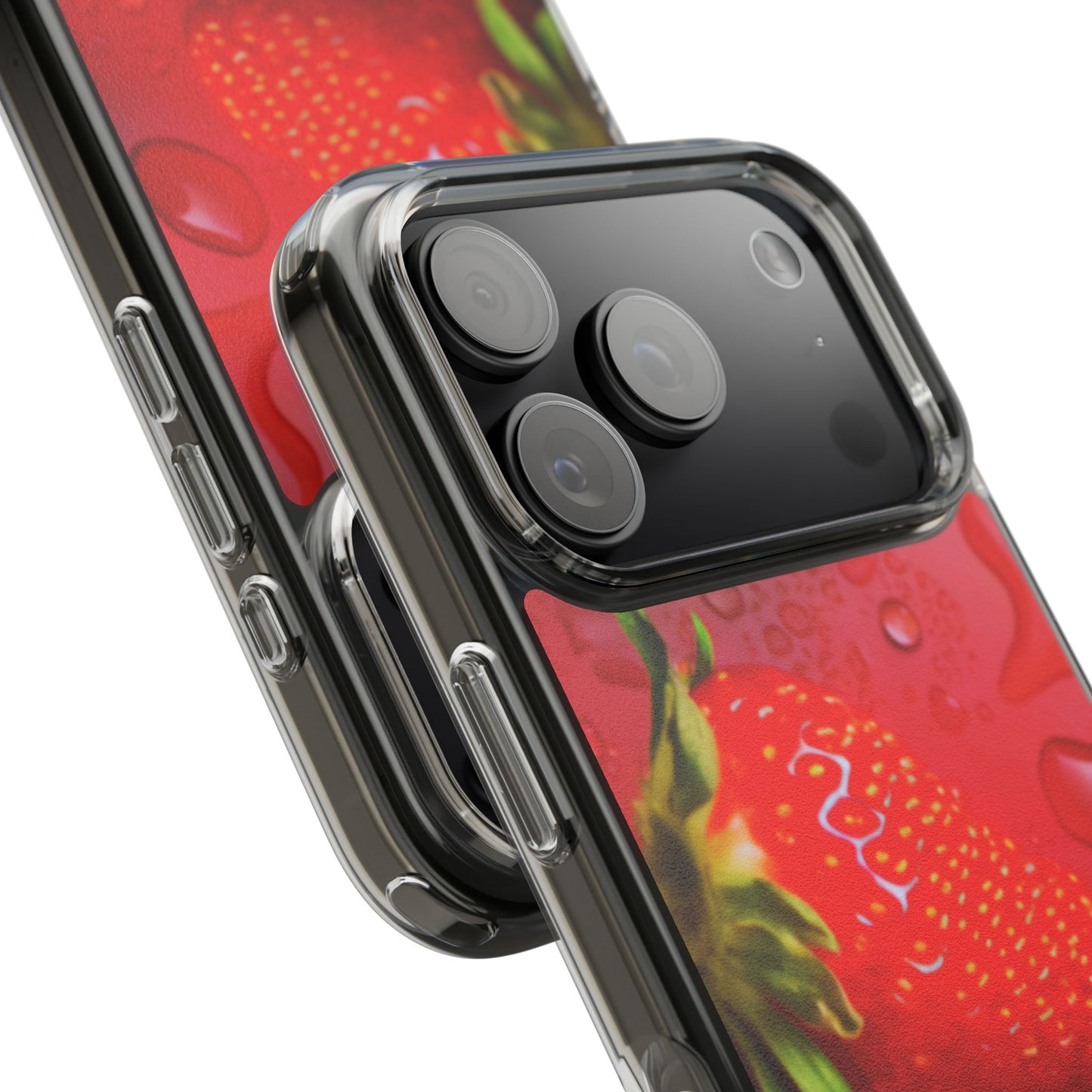 Clear Phone Case – Strawberry Drip