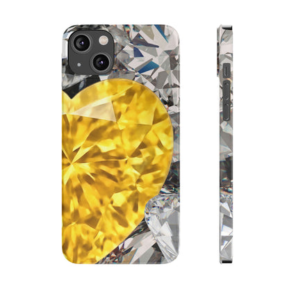 Slim Phone Case – Heart of Gold
