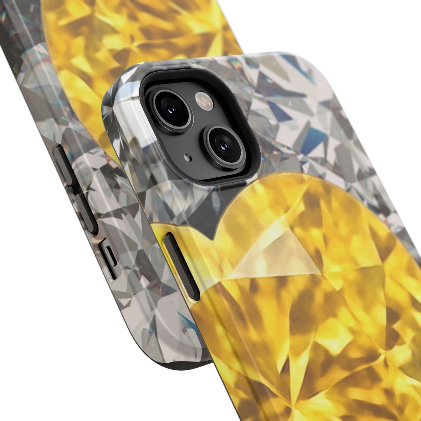Impact-Resistant Phone Case – Heart of Gold