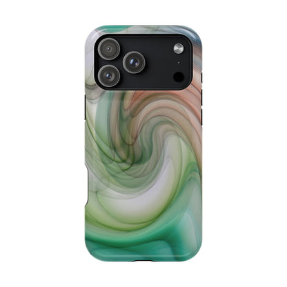 Impact-Resistant Phone Case – Marble Flow