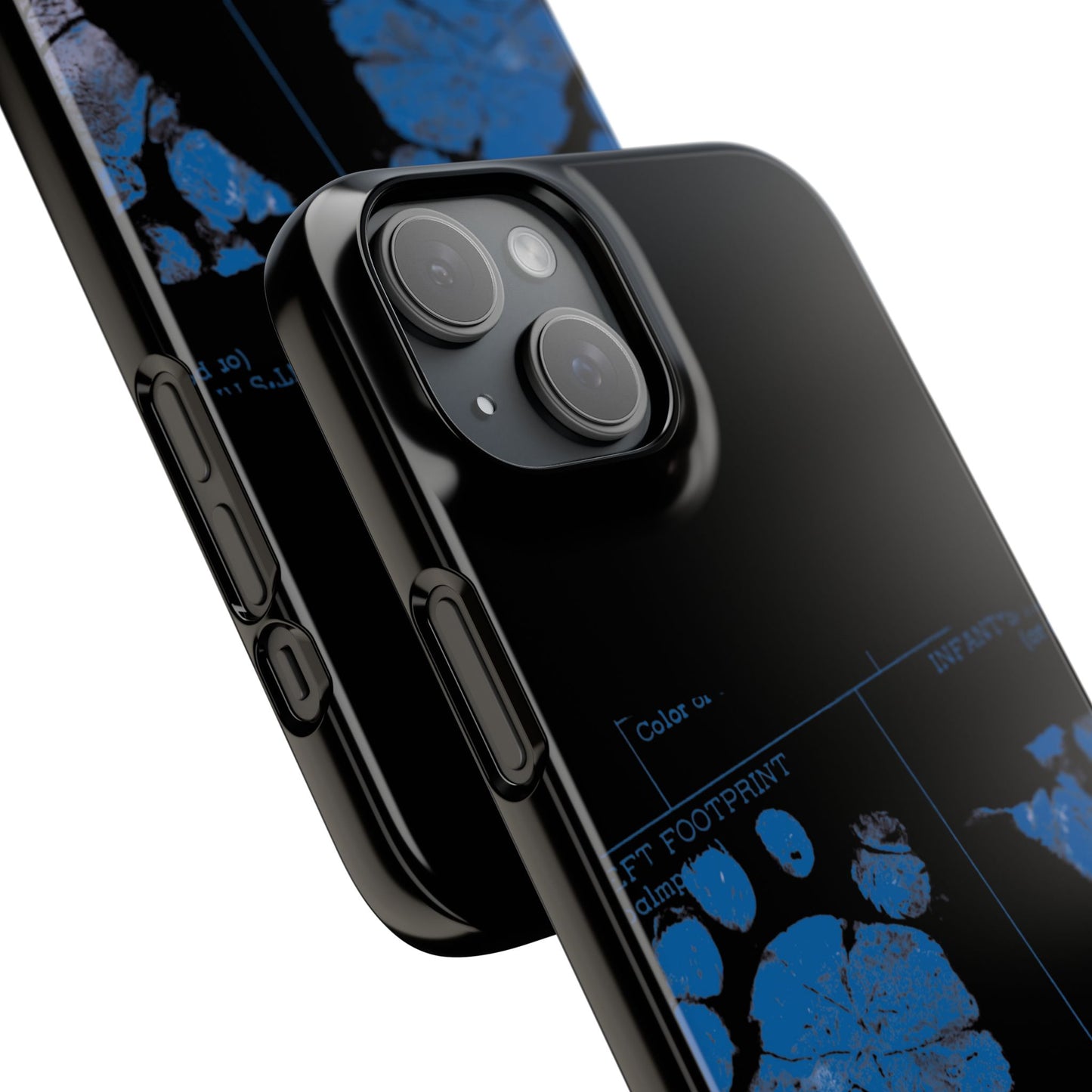 Snap Phone Case – Mom’s Little Blue Footprints